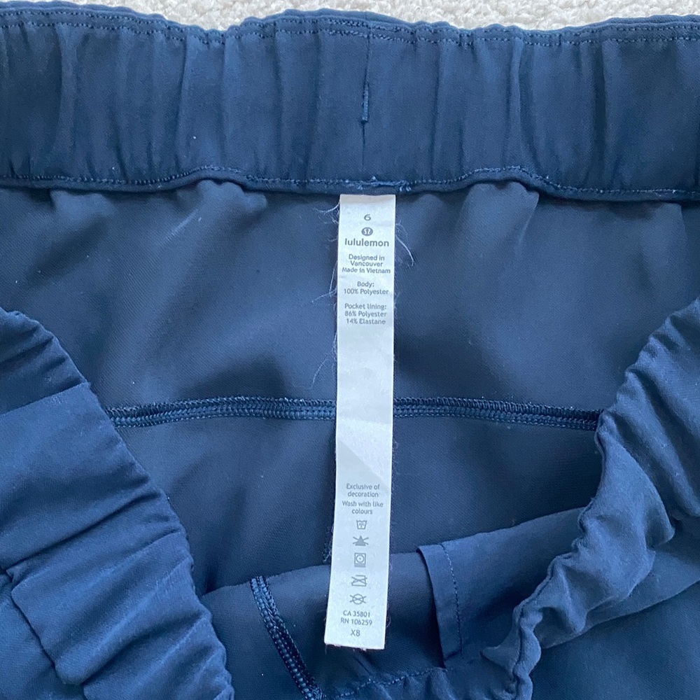 Lululemon Navy Wide-Leg Pants - Picture 3 of 10